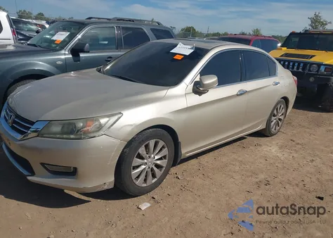 2013 Honda Accord Ex-L V-6 from USA, damaged, VIN 1HGCR3F84DA030704